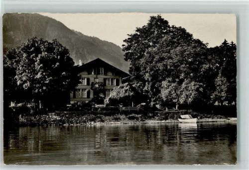 3806 Bönigen b. Interlaken 1947 - Pension Chalet du Lac Bönigen bei Interlaken