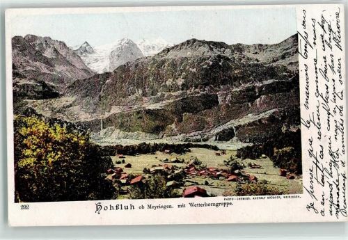 6083 Hasliberg Hohfluh 1903 - Wetterhorngruppe