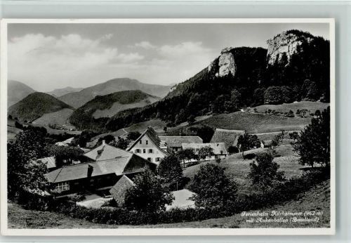 4438 Langenbruck - Ferienheim Kichzimmer mit Ankenbalen