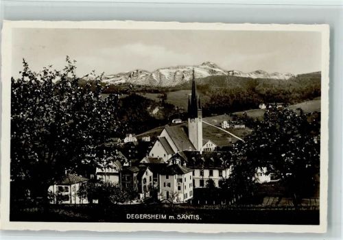 9113 Degersheim 1934 - mit Säntis