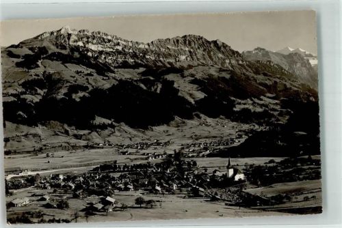 3714 Frutigen Foto AK Gehrihornkette Doldenhörner