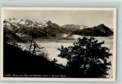 6356 Rigi Kaltbad 1928 - Blick vom Rigi auf Stanser Horn & Berner Alpen