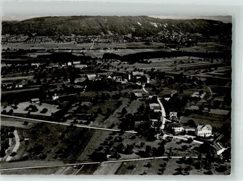 9545 Wängi Foto AK Fliegeraufnahme Lachen