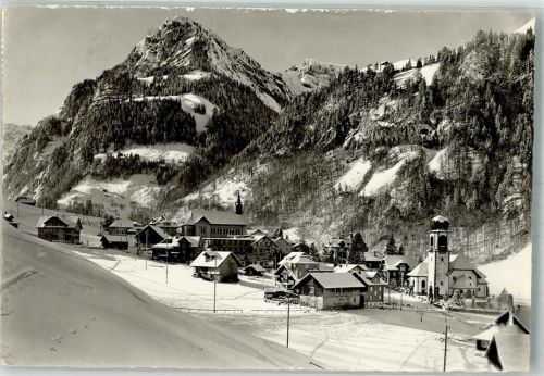 6067 Melchtal 1965 Winter Kirche