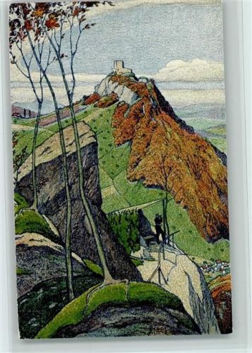 Bern Berne Ruine Landskron AK Pro Juventute Schweiz 1916 Künstlerkarte