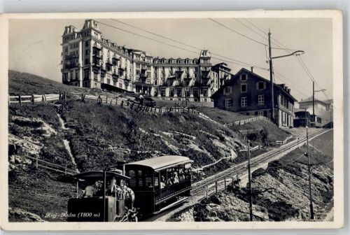 6410 Rigi Kulm 1929 - Bergbahn Hotel