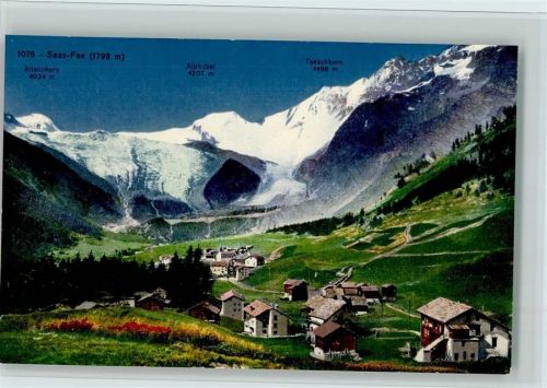 3906 Saas-Fee - Allalinhorn Alphubel Taeschhorn