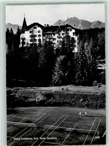 7018 Flims Waldhaus - Grd. Hotel Surselva Tennisplätze