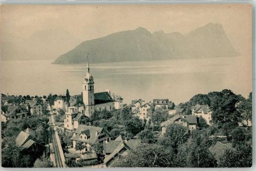 6354 Vitznau 1958 - Ort handschriftlich