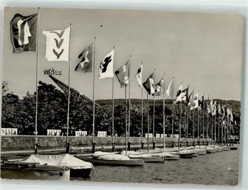 8000 Zürich - ZÜKA Kant. Landwirtschafts - und Gewerbeausst.1947 Fahnen