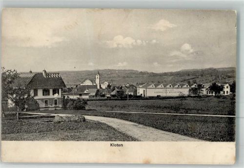 8302 Kloten Gebrauchsspuren Feldpost Artillerie a Pied Cmp. Nr. 1 Mittelburg