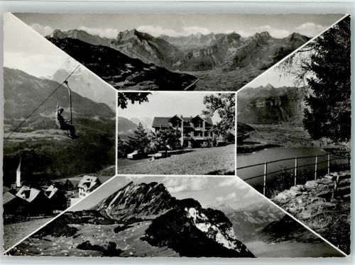 8873 Amden - Pesnion Montana 5-Bildkarte