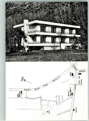 6616 Losone 1955 - Casa Reslina AK