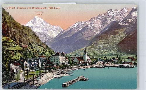 6454 Flüelen - Vierwaldstättersee Kirche Bristenstock AKU2