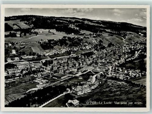 2400 Le Locle - Vue prise par avion