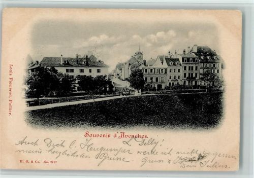 1580 Avenches 1901 - Teilansicht AK