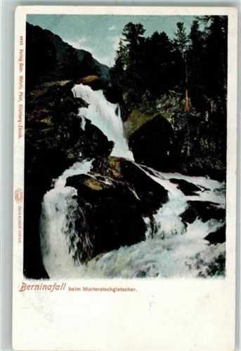 7504 Pontresina - Bernaniafall beim Morteratschgletscher