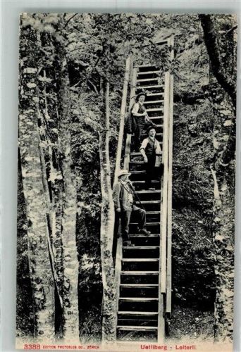 8143 Uetliberg 1909 Foto AK Leiterli Uetliberg