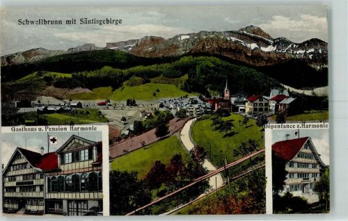 9103 Schwellbrunn - Säntisgebirge Gasthaus Pension Harmonie Depentance Z. Harmonie