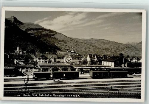 9470 Buchs SG - Bahnhof mit Margelkopf