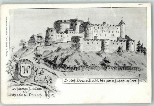 4143 Dornach Gebrauchsspuren Schloss Dorneck 400jähriges Jubiläum Schlacht bei Dornach