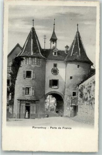 2900 Porrentruy Pruntrut Foto AK Porte de France