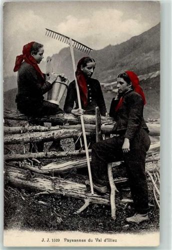 1873 Val-d'Illiez - Bäuererinnen