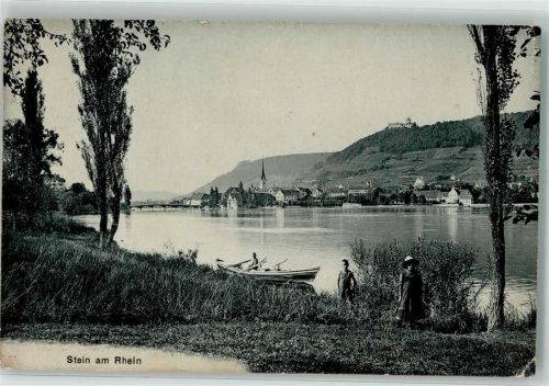 8260 Stein am Rhein 1914 Gebrauchsspuren