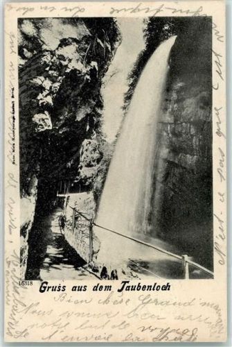 2500 Bözingen 1901 - Taubenlochschlucht