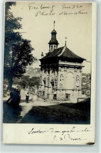 1700 Fribourg Freiburg 1901 Foto AK Kapelle