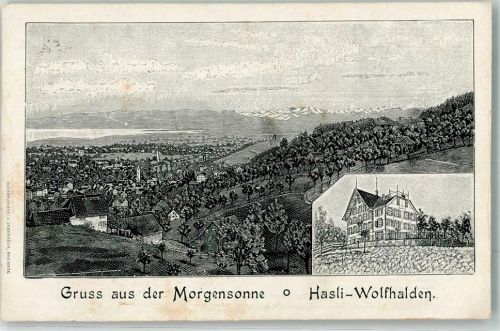 9427 Wolfhalden 1911 Lithographie
