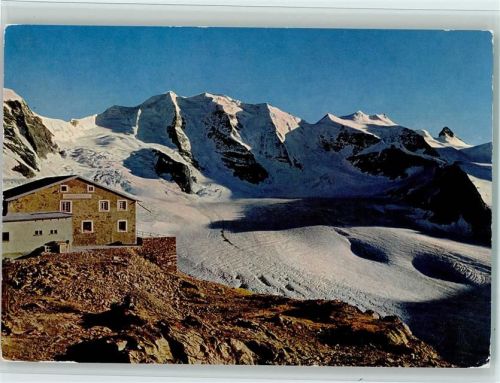 Diavolezza - Diavolezzahütte mit Piz Palü und Bellavista