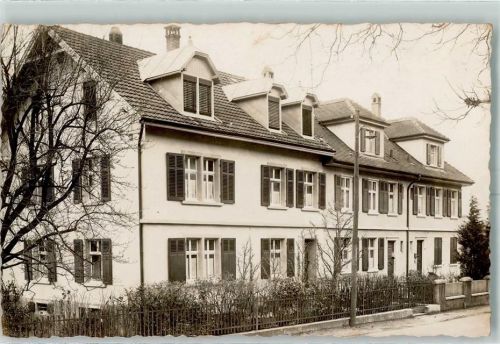 4142 Münchenstein Foto AK Wohnhaus Ort lt. Stempel