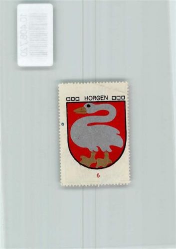 8810 Horgen - Vignette Wappen Kaffee Hag ca 1920-1940 Schwan