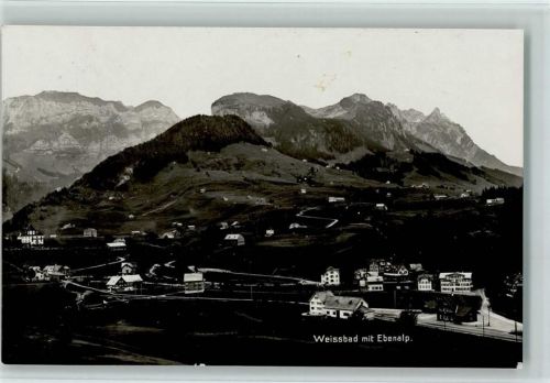 9057 Weissbad - Ortsansicht mit Ebenalp