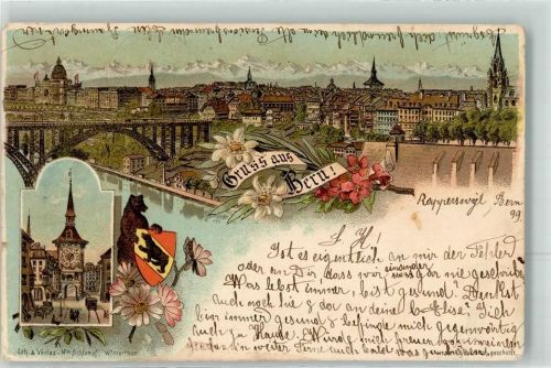 3000 Bern Berne 1899 Gebrauchsspuren Strassenbahn Schlumpf