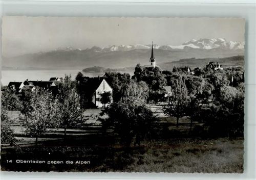 8942 Oberrieden - Oberrieden gegen Alpen