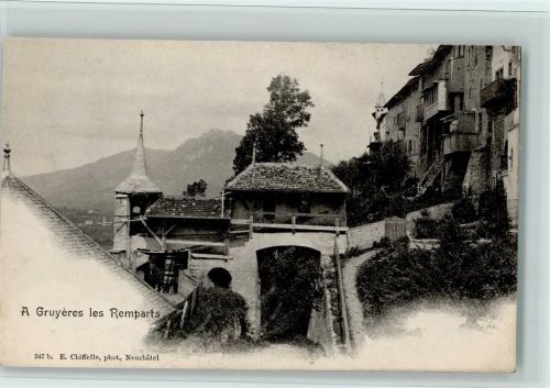 1663 Gruyères - Les Ramparts