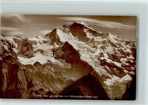 Schynige Platte - Die Jungfrau von der Schynigen Platte aus