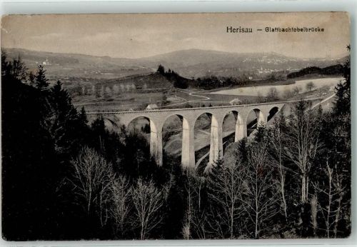 9100 Herisau 1919 - Glattbachtobelbrücke