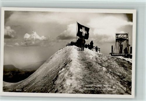 3801 Jungfraujoch - Plateau Aussichts Fahne