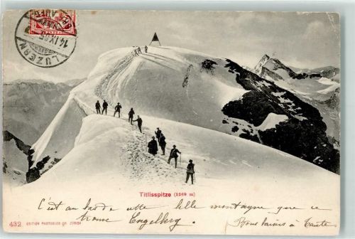 Titlis BE 1905 Gebrauchsspuren Seilschaft