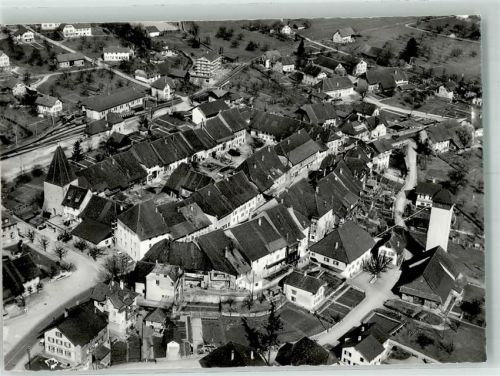 4537 Wiedlisbach Foto AK Fliegeraufnahme