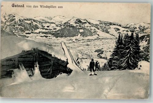 3780 Gstaad - Winter Skiwanderer