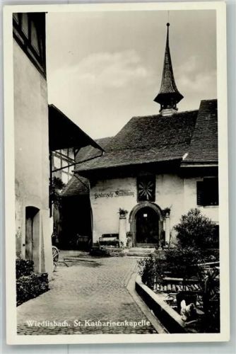 4537 Wiedlisbach Foto AK Kirche St. Katharinenkapelle