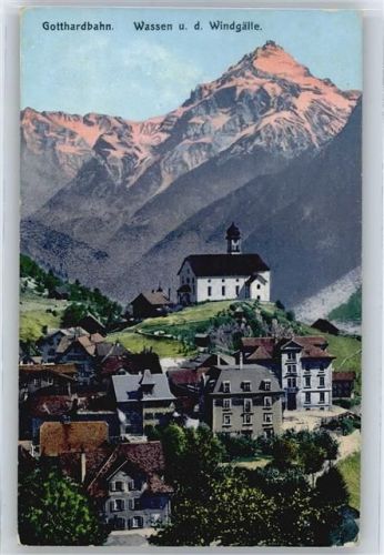 6484 Wassen UR - Gotthardbahn, Windgälle