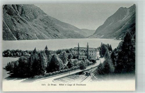 7746 Le Prese Foto AK Hotel Lago di Posiavo