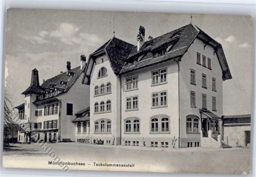 3053 Münchenbuchsee - 1920 Taubstummenanstalt Erhaltung:Eckknicke, abrieb links (siehe scann)