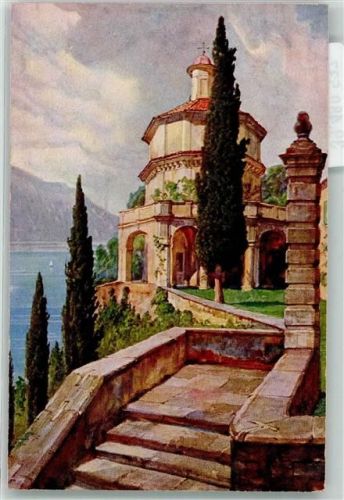 6922 Morcote Künstlerkarte Kapelle AK-Serie Nr. 1