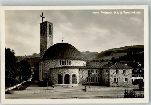 9424 Rheineck Foto AK Kirche St. theresien